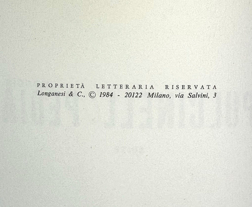 Piccola Pulcinellopedia, Suite, by Luigi Serafini, Longanesi & C, Milano, 1984 first edition