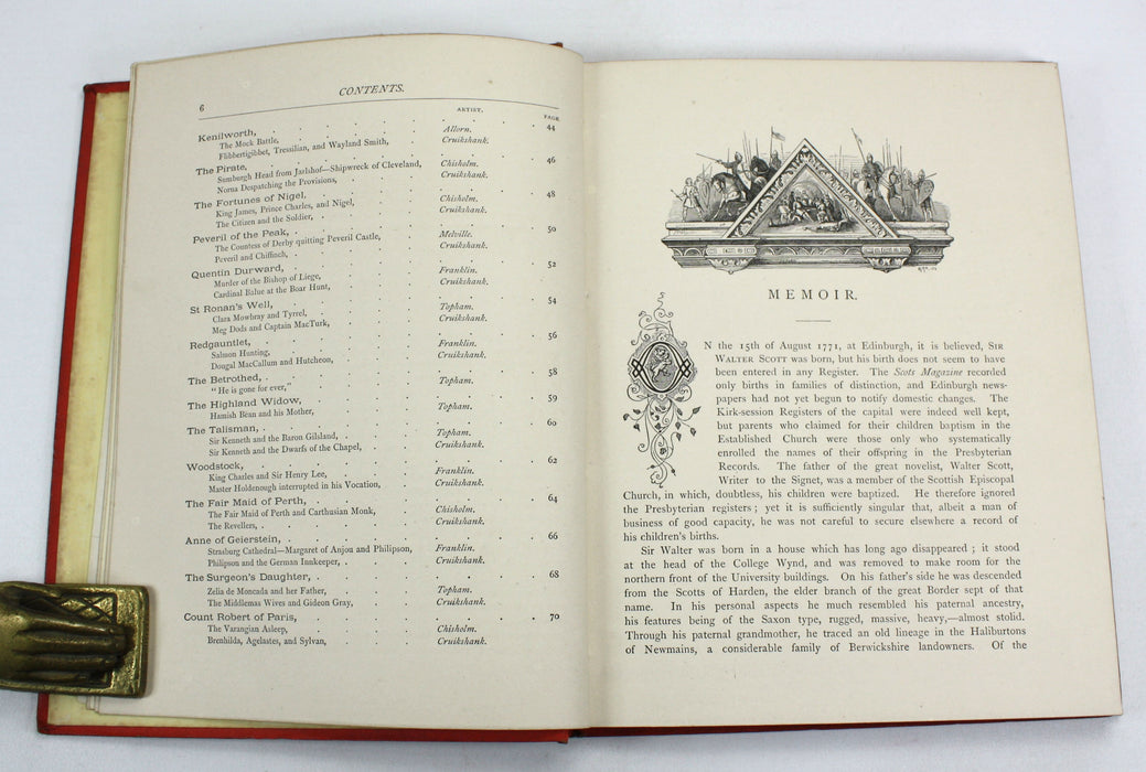 Pictorial Illustrations of the Novels of Sir Walter Scott by George Cruickshank, 1871