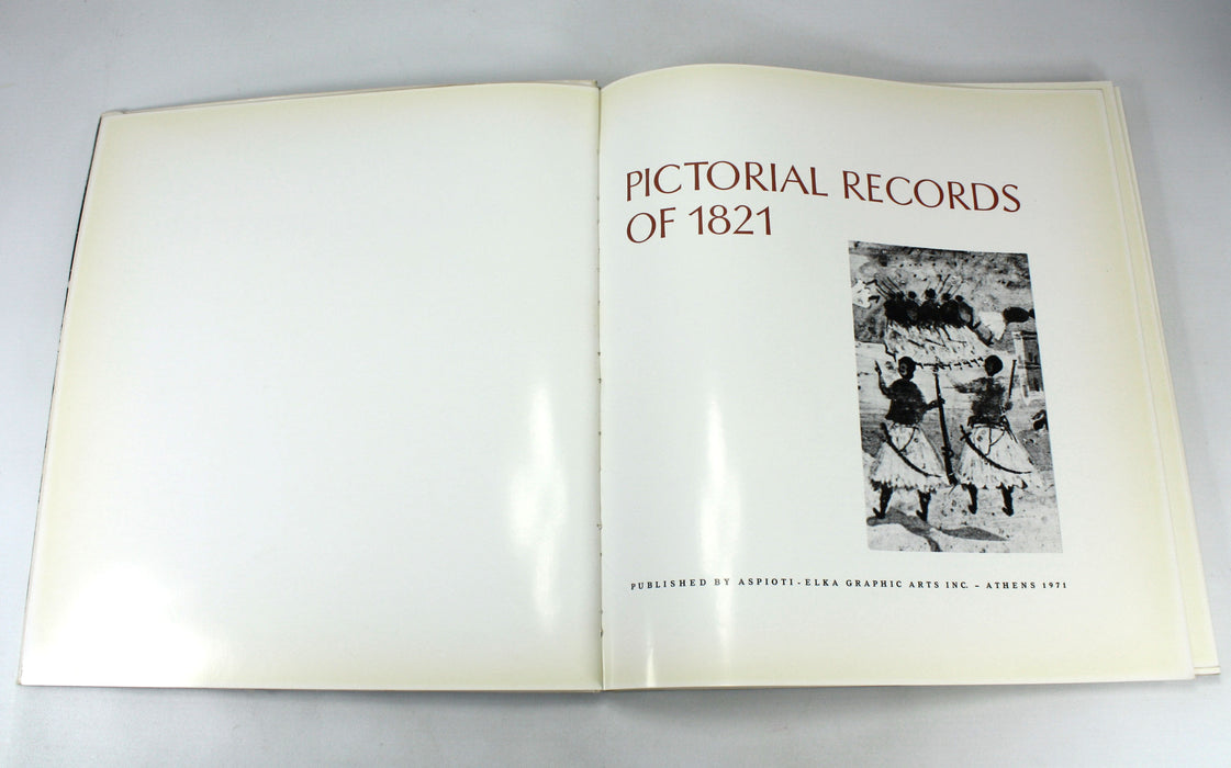 Pictorial Records of 1821, J. Meletopoulos, Athens 1971 - Greek War of Independence, Limited edition
