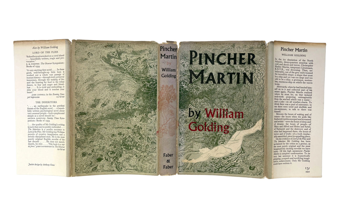 Pincher Martin, by William Golding, Faber and Faber, 1956