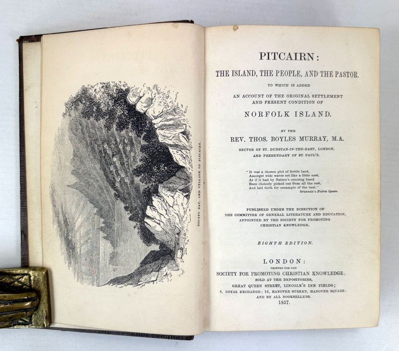 Pitcairn; The Island, The People and the Pastor, Thos. Boyles Murray, 1857