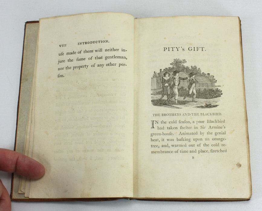 Pity's Gift; A Collection of Interesting Tales, to Excite the Compassion of Youth for the Animal Creation, from the Writings of Mr. Pratt. Selected by a Lady, 1798.