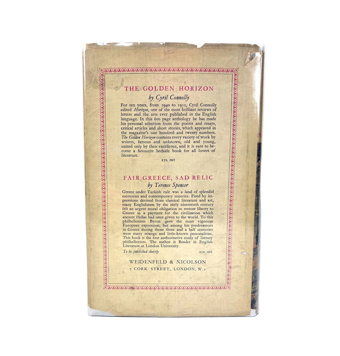 Pleasure of Ruins, first edition 1953, by Rose Macaulay. With interesting ephemera including  her autograph correspondence to Roger Senhouse, Publisher, with 2 manuscript pages by him, & William St Clair provenance