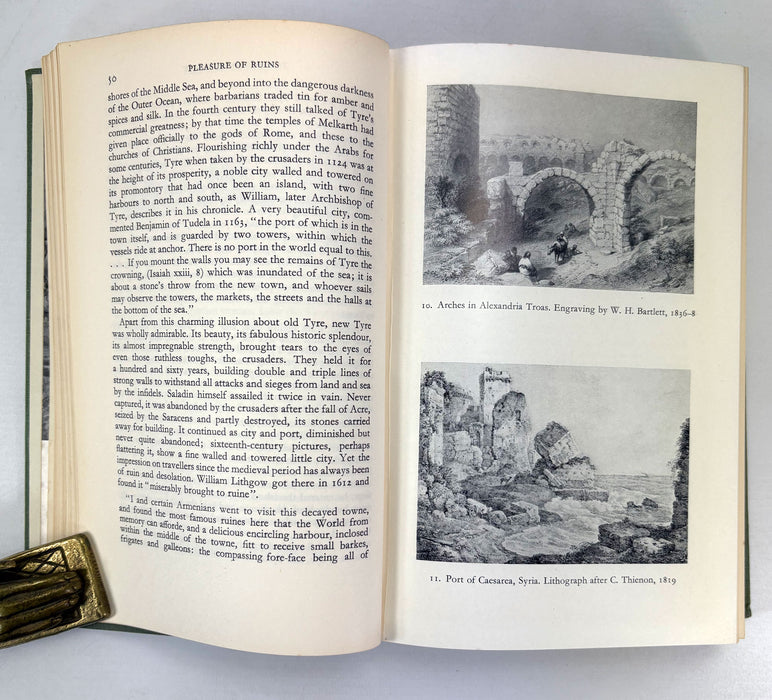 Pleasure of Ruins, first edition 1953, by Rose Macaulay. With interesting ephemera including  her autograph correspondence to Roger Senhouse, Publisher, with 2 manuscript pages by him, & William St Clair provenance