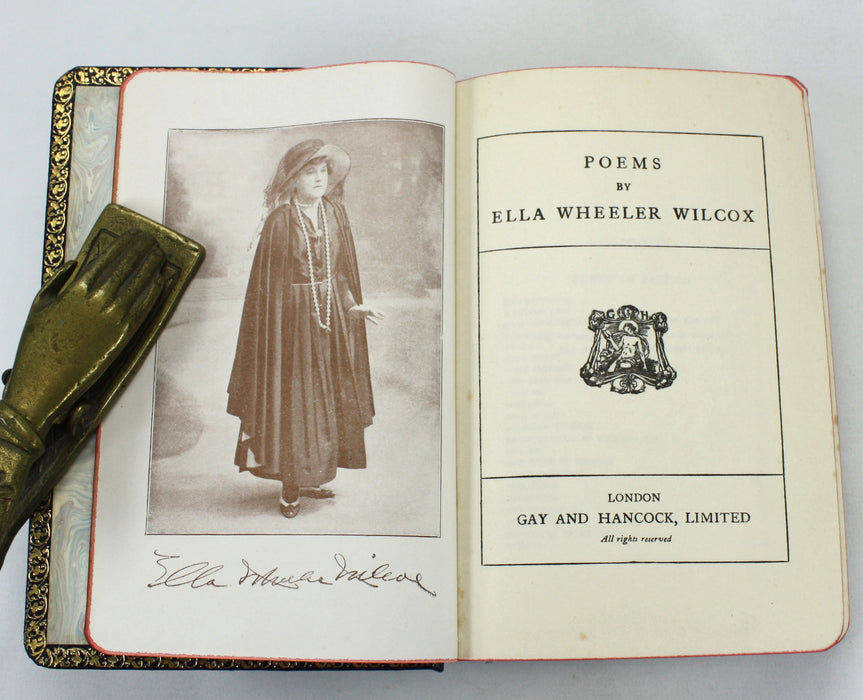 Poems by Ella Wheeler Wilcox, Gay and Hancock, London, c. 1910