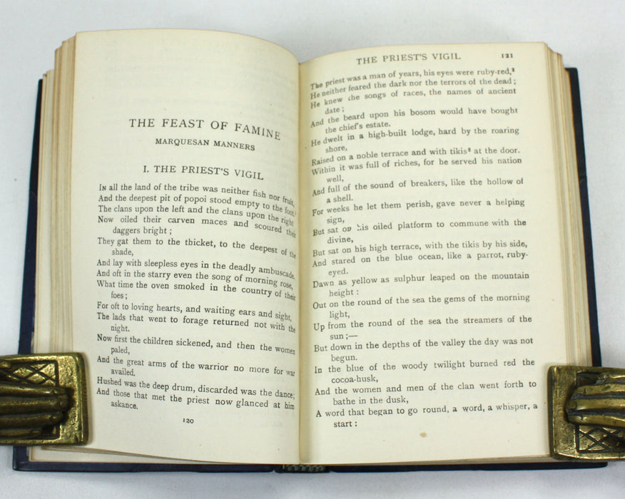 Poems by Robert Louis Stevenson, including Underwoods, Ballads, Songs of Travel, 1918 & A Child's Garden of Verses, 1914. Bickers Binding.