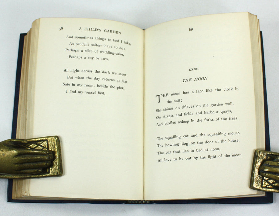 Poems by Robert Louis Stevenson, including Underwoods, Ballads, Songs of Travel, 1918 & A Child's Garden of Verses, 1914. Bickers Binding.