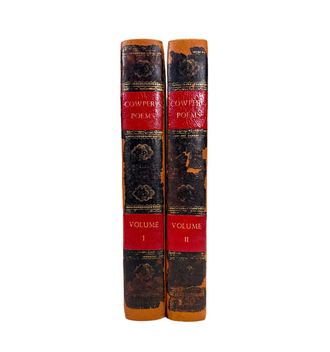 Poems by William Cowper, of the Inner Temple, Esq.; In Two Volumes, J. Johnson, 1808, In Clamshell Box