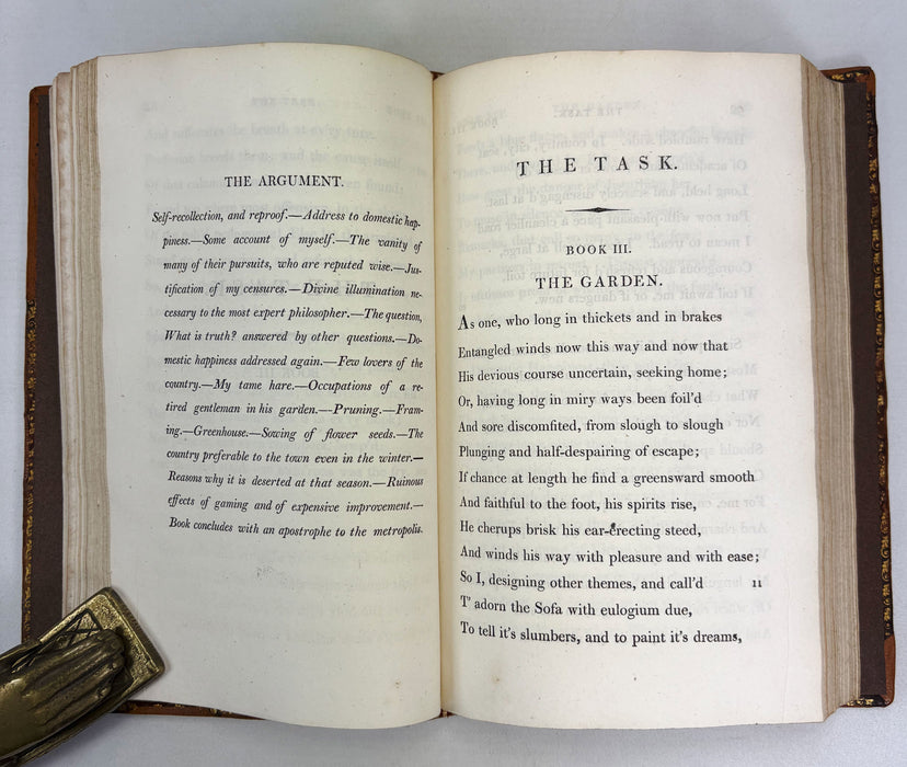 Poems by William Cowper, of the Inner Temple, Esq.; In Two Volumes, J. Johnson, 1808, In Clamshell Box