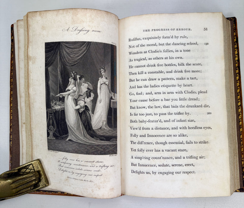 Poems by William Cowper, of the Inner Temple, Esq.; In Two Volumes, J. Johnson, 1808, In Clamshell Box