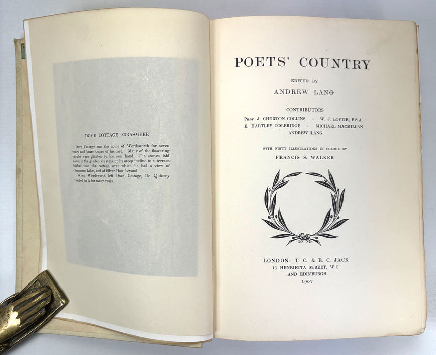 Poet's Country, edited by Andrew Lang, with Fifty Illustrations in Colour by Francis S. Walker, 1907