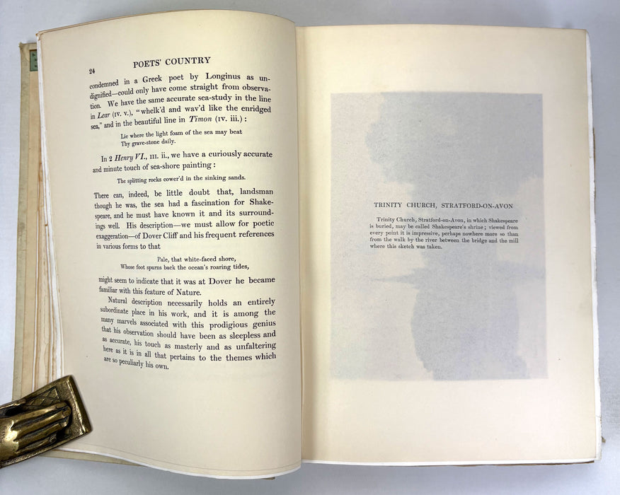 Poet's Country, edited by Andrew Lang, with Fifty Illustrations in Colour by Francis S. Walker, 1907