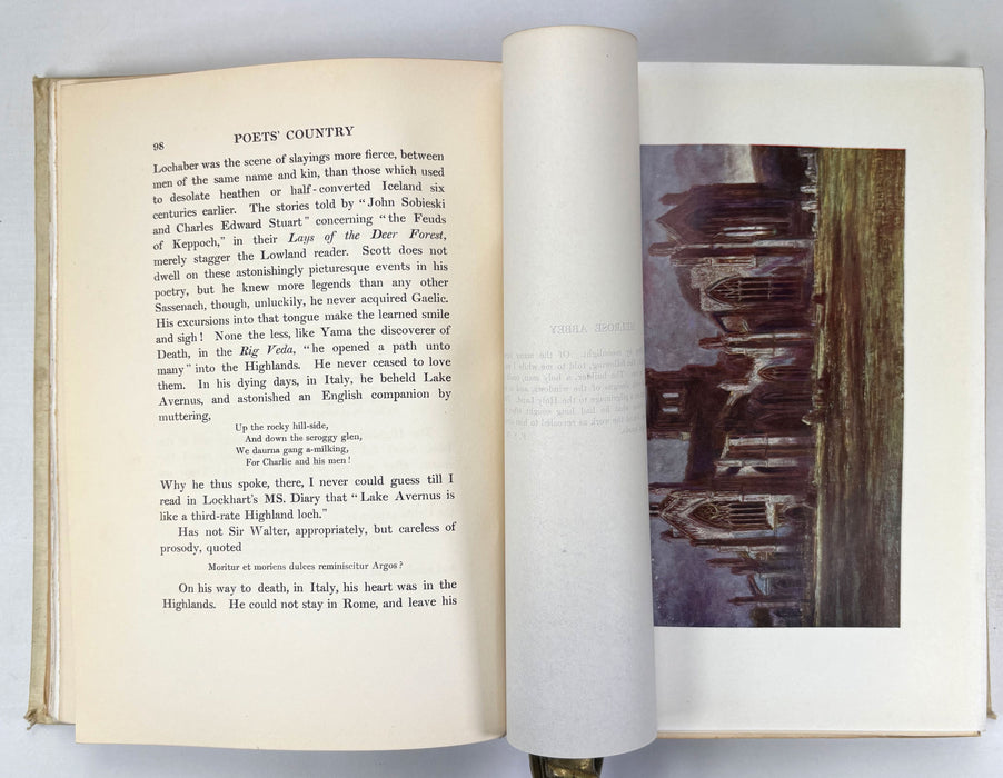 Poet's Country, edited by Andrew Lang, with Fifty Illustrations in Colour by Francis S. Walker, 1907