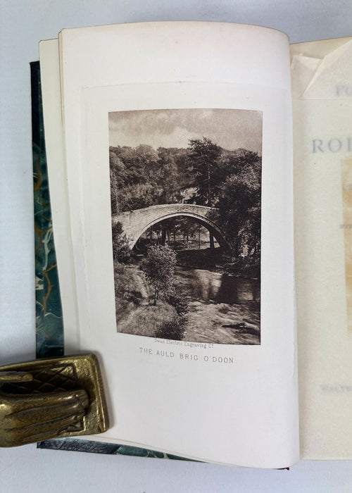 Poetical Works of Robert Burns, Published by Walter Scott, 3 Volume prize presentation set