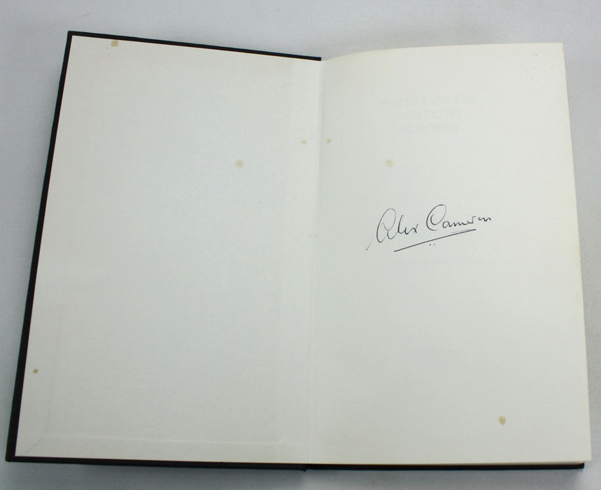 Poetry of the Scottish Borders, Edited by Alex Cameron, signed copy, Albyn Press, 1979