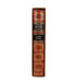 A vintage hardcover book standing upright, showing its spine with gold decorative bands and black title labels reading 'POINT COUNTER POINT' and 'ALDUS HUXLEY'.