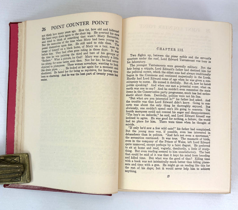 Point Counter Point, Aldous Huxley, Garden City Publishing, New York, 1940
