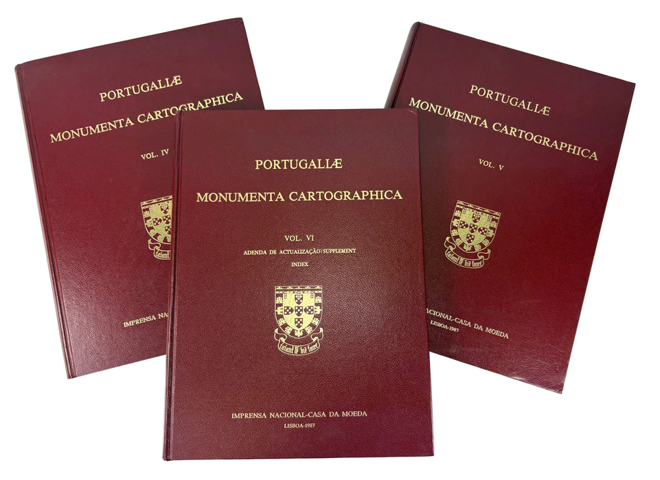 Portugaliae Monumenta Cartographica. By Armando Cortesão and Avelino Teixeira da Mota, 1987 - Portuguese maps from 1470-1620