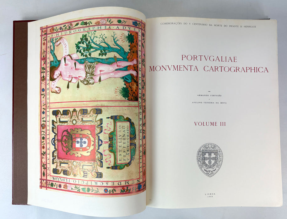 Portugaliae Monumenta Cartographica. By Armando Cortesão and Avelino Teixeira da Mota, 1987 - Portuguese maps from 1470-1620