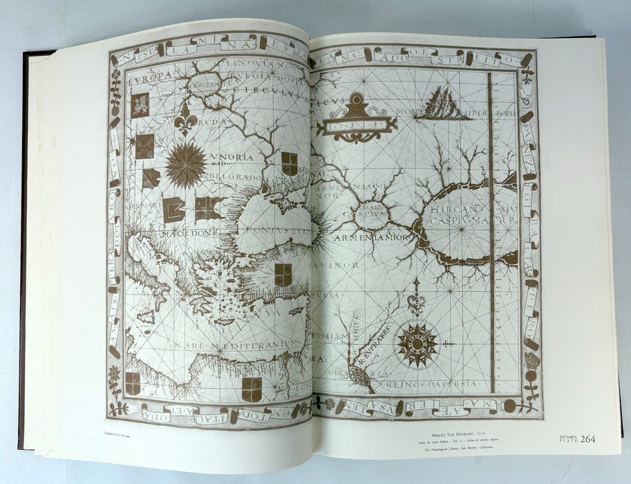 Portugaliae Monumenta Cartographica. By Armando Cortesão and Avelino Teixeira da Mota, 1987 - Portuguese maps from 1470-1620
