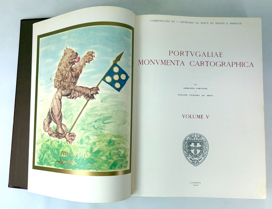 Portugaliae Monumenta Cartographica. By Armando Cortesão and Avelino Teixeira da Mota, 1987 - Portuguese maps from 1470-1620