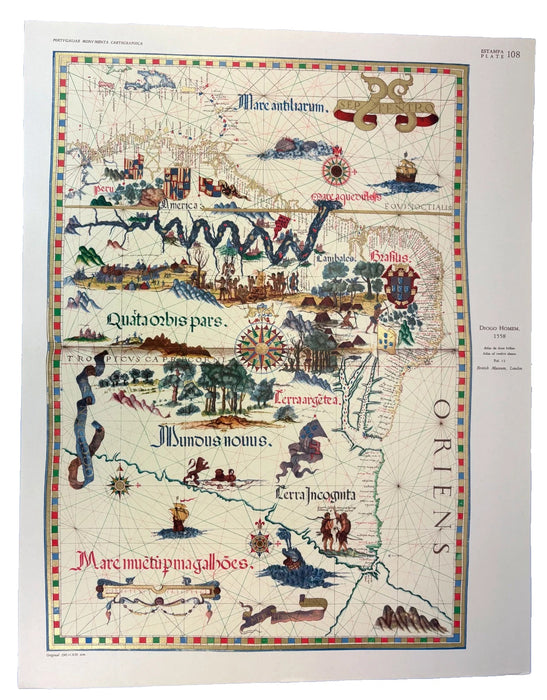 Portugaliae Monumenta Cartographica. By Armando Cortesão and Avelino Teixeira da Mota, 1987 - Portuguese maps from 1470-1620