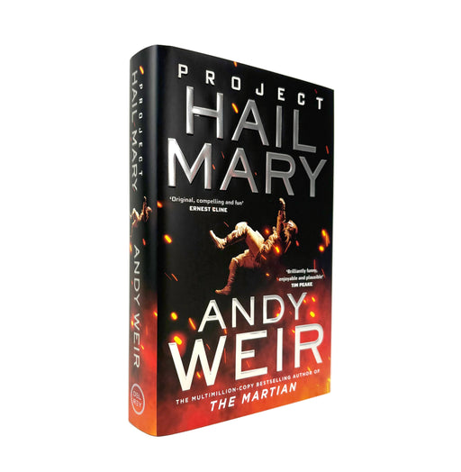Book cover of 'Project Hail Mary' by Andy Weir on a white background