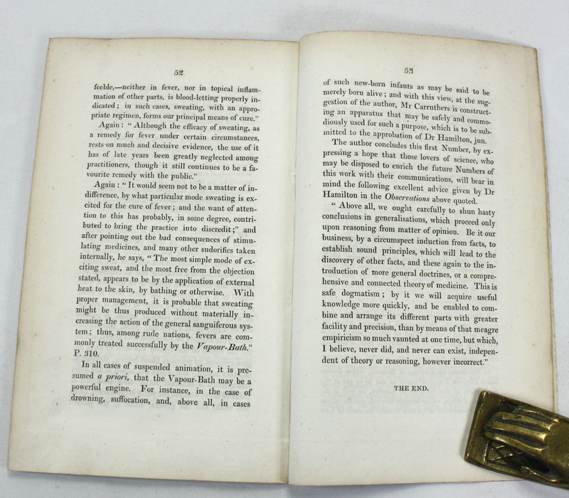 Proposal for Establishing in Edinburgh, and other Towns, a Newly Improved Apparatus, for the Application of The Vapour of Water, Sulphur, and Other Medical Substances, William Scott, 1820