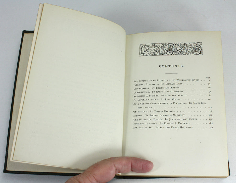 Prose Masterpieces from Modern Essayists, 1920, Sherborne Presentation copy