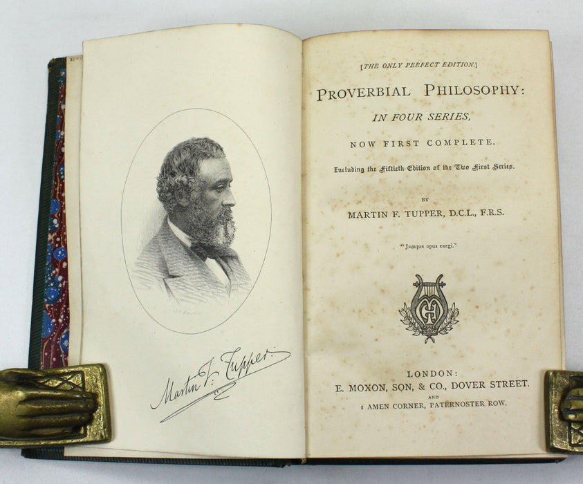 Proverbial Philosophy; In Four Series, Now First Complete, Martin F. Tupper, c. 1870