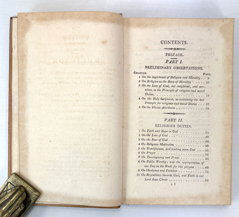 Quakers; The Duties of Religion and Morality, as Inculcated in the Holy Scriptures, Henry Tuke, 1812