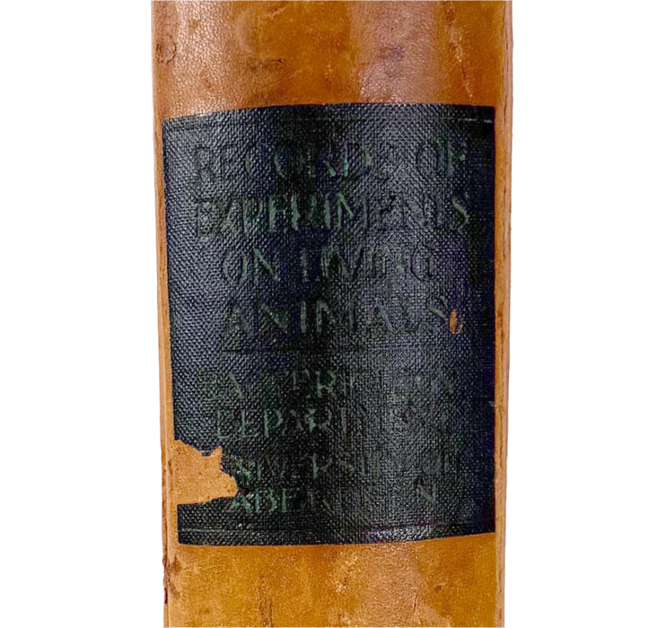 Records of Experiments on Living Animals, Bacteriology Department, University of Aberdeen, 1967-1980