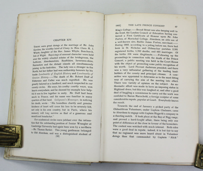 Reporting Reminiscences, William Carnie, Subscribers edition, Author inscribed, Aberdeen University Press, 1902