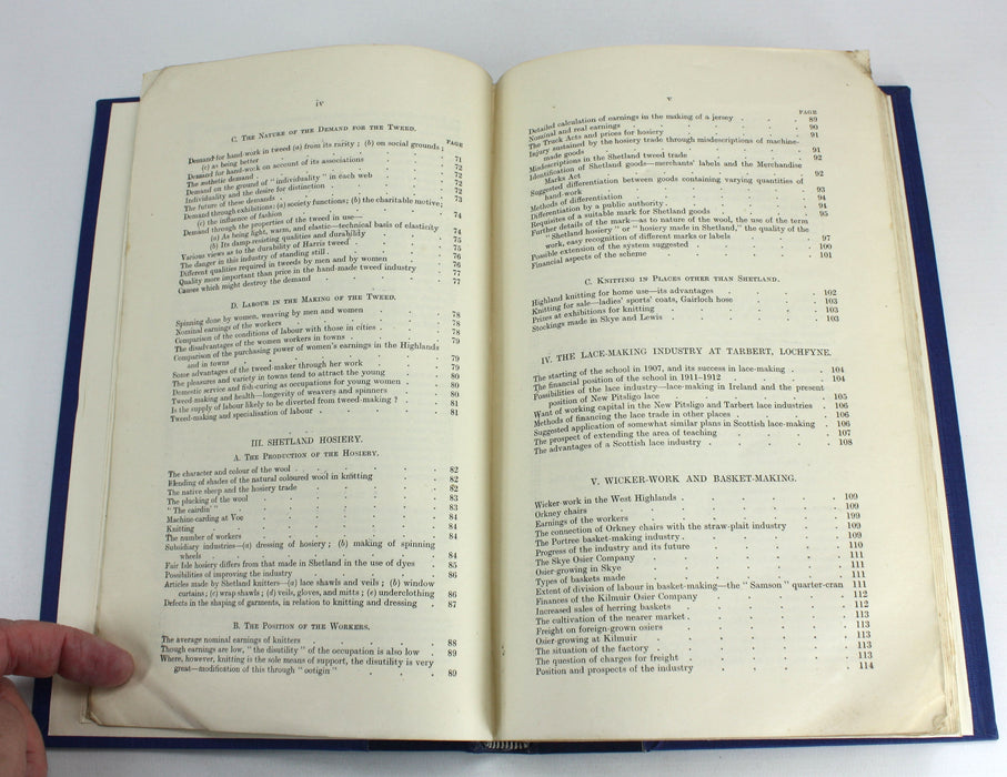 Report to the Board of Agriculture on Home Industries in the Highlands and Islands, 1914