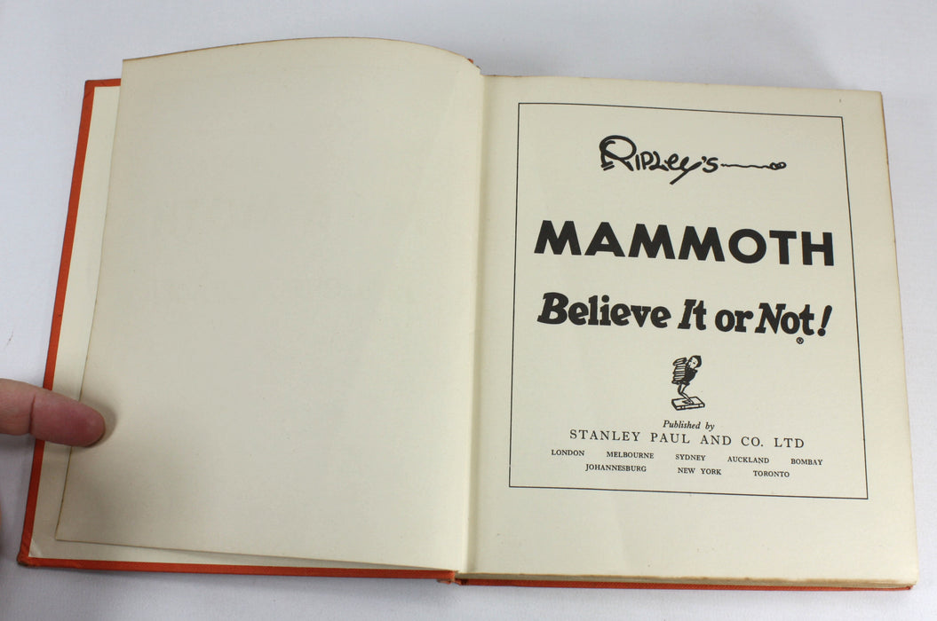 Ripley's Mammoth Believe It or Not!, 1956 first edition