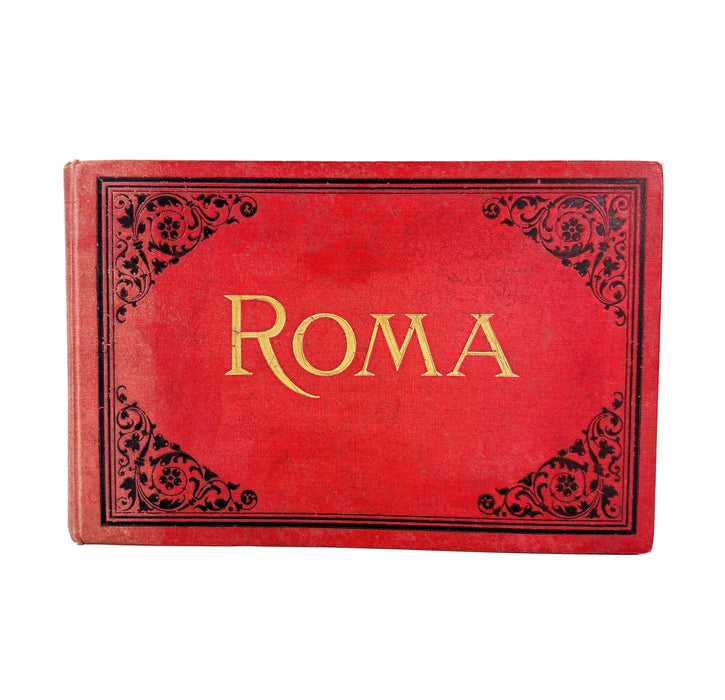 Roma - Vintage Italian Souvenir Photo Album c. 1900, with 50 images. Grand Tour album from Rome.