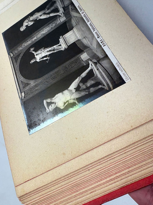 Roma - Vintage Italian Souvenir Photo Album c. 1900, with 50 images. Grand Tour album from Rome.
