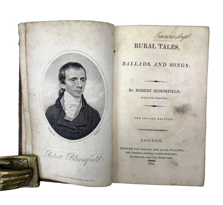 Rural Tales; Ballads, and Songs, by Robert Bloomfield, The Second Edition, Vernon and Hood, 1802