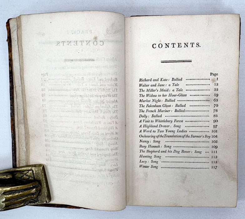 Rural Tales; Ballads, and Songs, by Robert Bloomfield, The Second Edition, Vernon and Hood, 1802