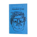 A book titled 'Alasdair Gray' from the 'Saltire Self-Portraits' series, published by The Saltire Society. The book cover is a solid medium blue with a black line-art illustration of a man wearing glasses.