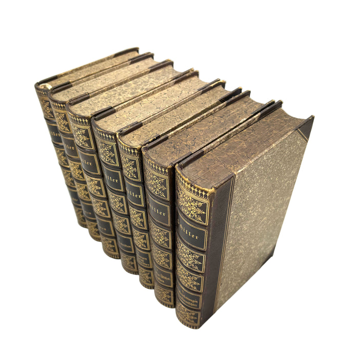 Schillers Werke, Textrevision von Heinrich Kurz, Leipzig, with 1886 autograph inscription by Mabell, Countess of Airlie