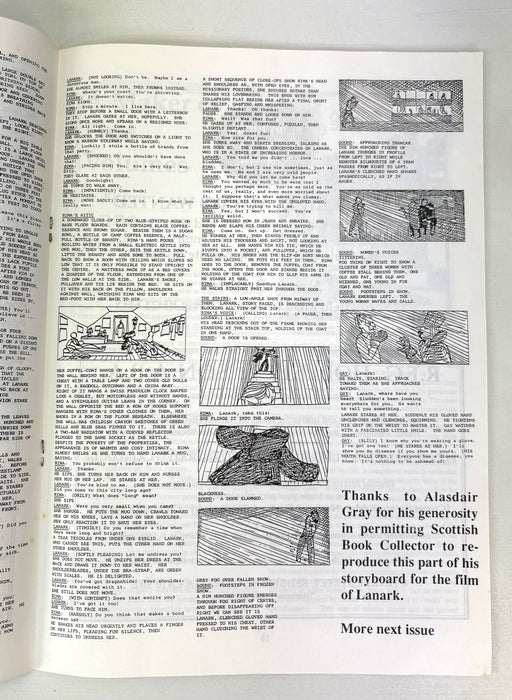 Scottish Book Collector, Vol. 2, Issue 3, February/March 1990, including Alasdair Gray's Storyboard for the film of Lanark