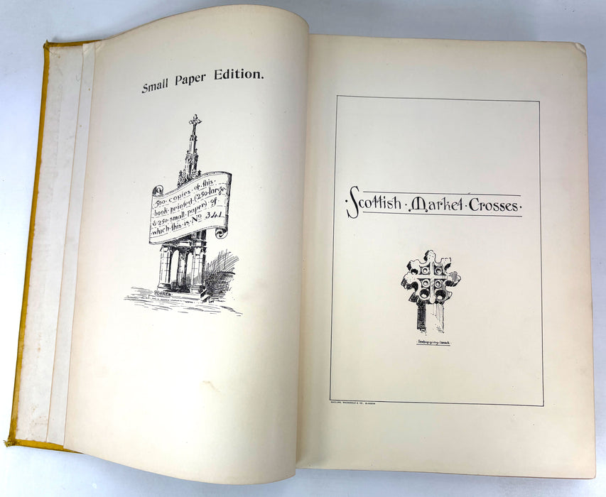 Scottish Market Crosses, John W. Small, Eneas Mackay, Stirling, Limited edition, 1900