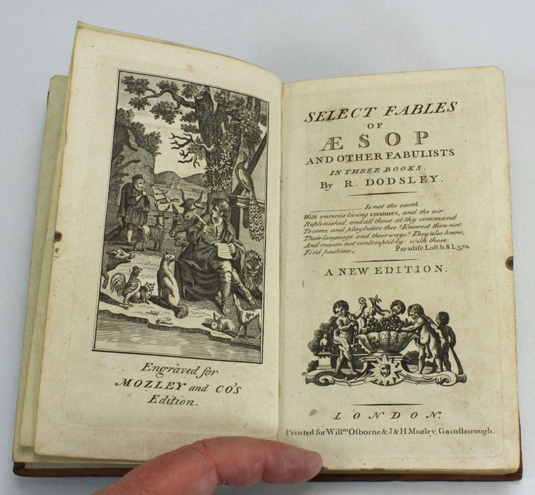 Select Fables of Aesop and Other Fabulists, R. Dodsley, c. 1800.