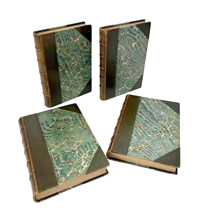 Set of 4 uniform Charles Kingsley novels; Two Years Ago; Alton Locke; Hypatia; and Yeast, 1895-1897