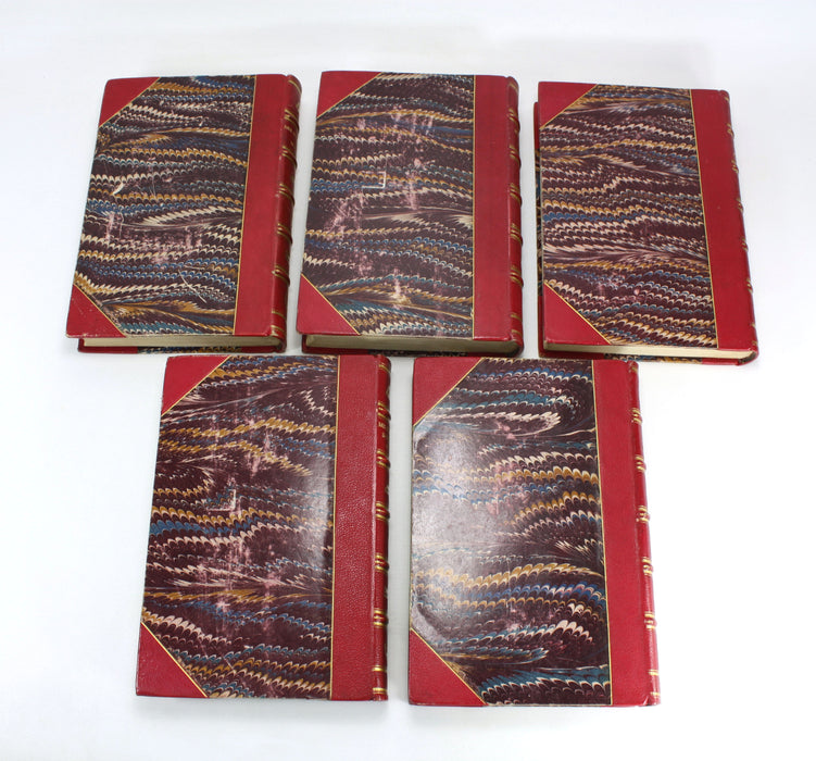 Set of 5 Jorrocks novels by R. S. Surtees, c.1870, housed in Walnut presentation case