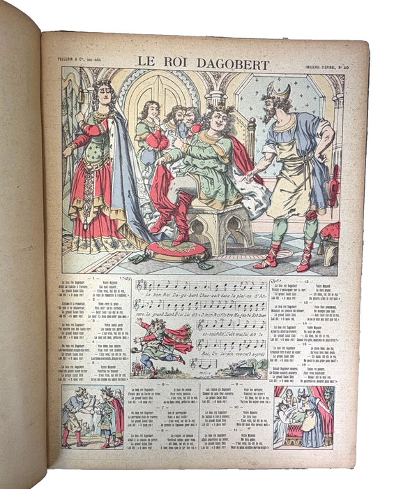 Seule Imagerie d'Epinal; Vieilles Eternelles Rondes et Chansons. c. 1890.
