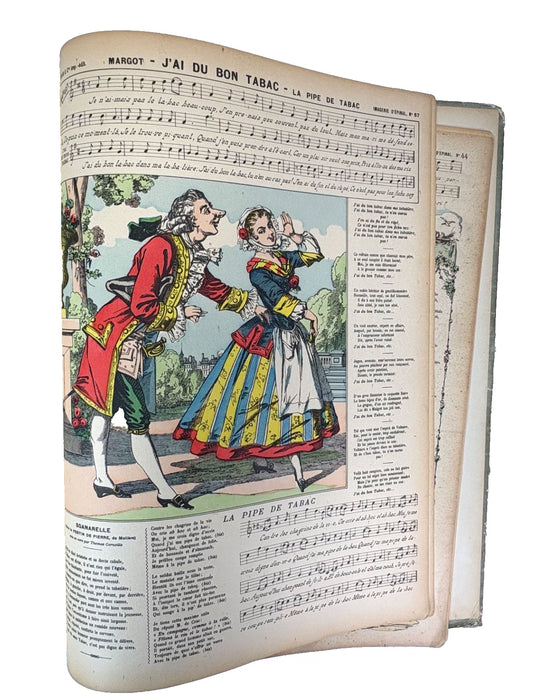 Seule Imagerie d'Epinal; Vieilles Eternelles Rondes et Chansons. c. 1890.