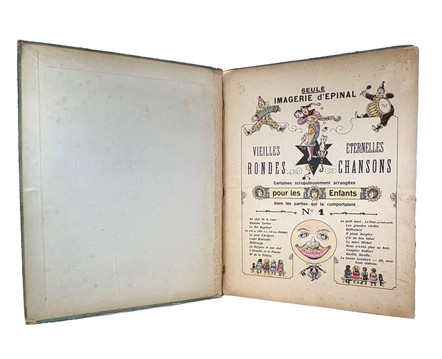 Seule Imagerie d'Epinal; Vieilles Eternelles Rondes et Chansons. c. 1890.