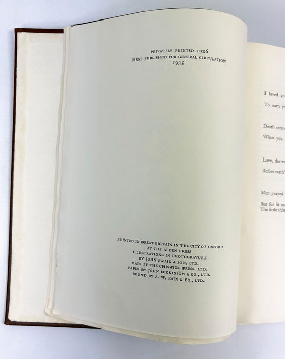 Seven Pillars of Wisdom, T.E. Lawrence, 1935, Jonathan Cape, first General Circulation edition, 1st impression,